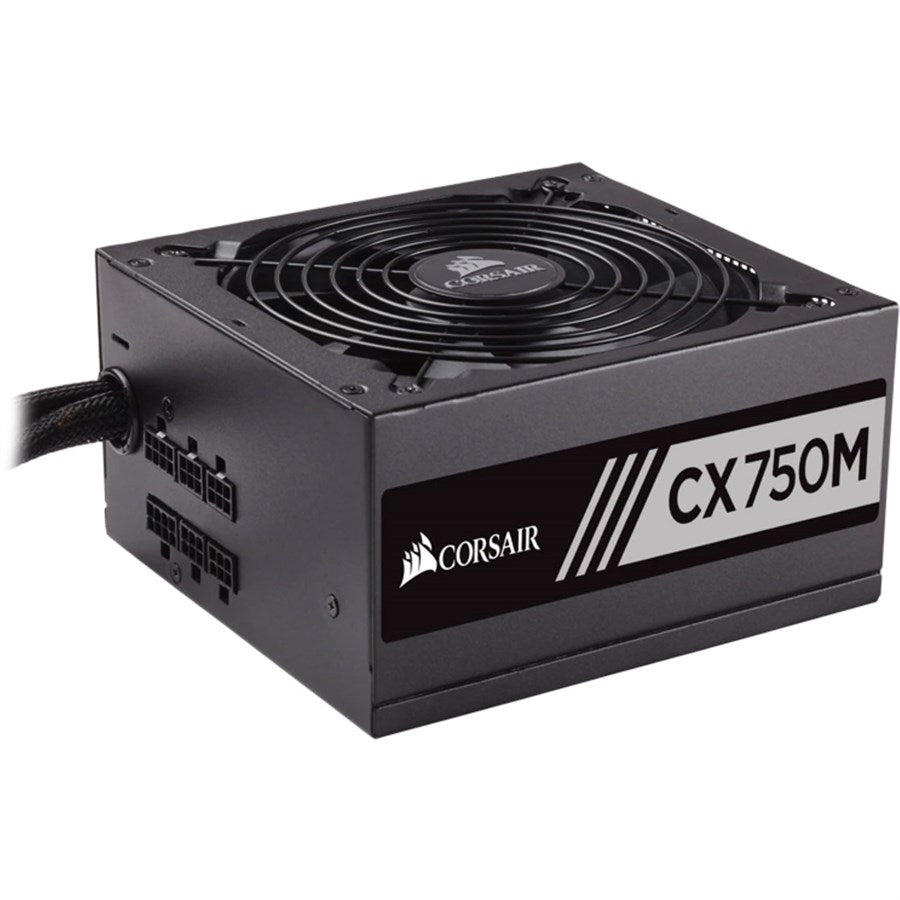 Corsair Power Supply CX750m, 750 Watt, 80 PLUS Bronze (Open Box) Corsair Power Supply CX750m, 750 Watt, 80 PLUS Bronze (Open Box)
